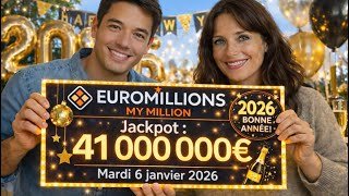 RÉSULTAT EUROMILION DU MARDI 6 JANVIER 2026 , PRONOSTICS EUROMILLION DU MARDI 6 JANVIER 2026
