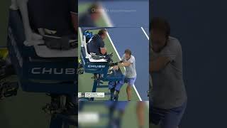 Daniil Medvedev ATTACKS tennis US Open umpire! #usopen #daniilmedvedev