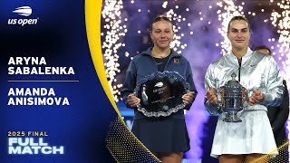 Aryna Sabalenka vs. Amanda Anisimova Full Match | 2025 US Open Final