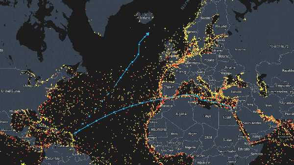L'arm&eacute;e am&eacute;ricaine annonce avoir pris le contr&ocirc;le dans l'Atlantique Nord d'un p&eacute;trolier russe qu'elle poursuivait depuis plusieurs semaines