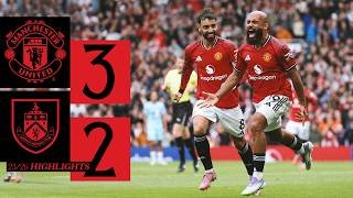Late Win At Old Trafford 🤩 | Man Utd v Burnley