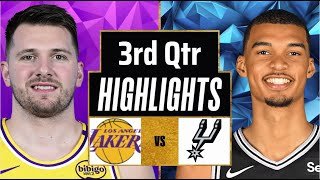 Los Angeles Lakers vs San Antonio Spurs Full Game Highlights 3rd Qtr | Jan 7 | 2026 NBA Highlights