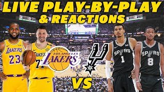 Los Angeles Lakers vs San Antonio Spurs | Live Play-By-Play & Reactions
