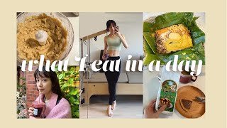 モデルの1日の食事 / 自家製フムス、ファーマーズマーケット、自炊ディナー