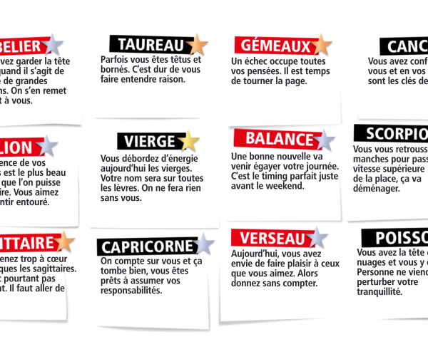 L'horoscope du Double Expresso RTL2 du vendredi 9 janvier 2026