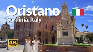 Oristano Sardinia Walking Tour 4K | Explore Sardegna Historic Heart 🇮🇹