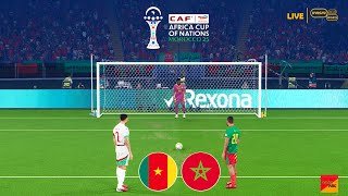 CAMEROUN vs MAROC - 1/4 De Finale - Séance de tirs au but | Coupe d'Afrique des Nations CAF | PES