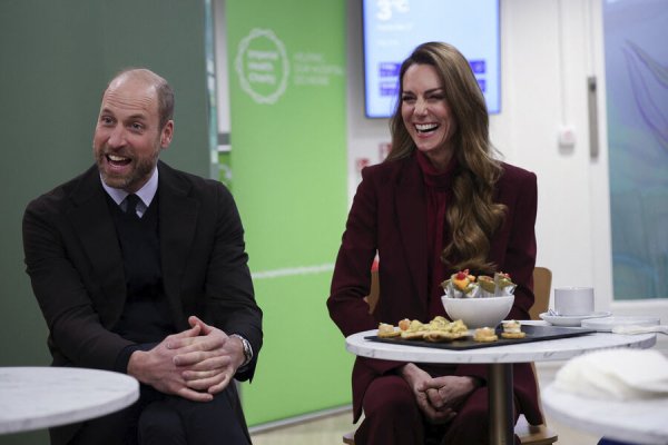 Кейт Миддлтон и принц Уильям посетили больницу в Лондоне