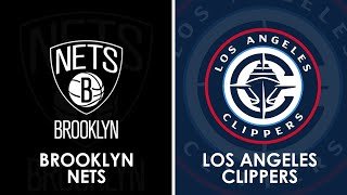 Brooklyn Nets vs LA Clippers NBA Live Scoreboard