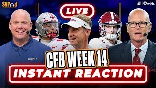 CFB Week 14 REACTIONS! Lane Kiffin DRAMA + Who should get in the CFP? SVP reacts 🏈 | SVPod