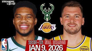 (LIVE) Luka Doncic vs Giannis Antetokounmpo | Milwaukee Bucks vs Los Angeles Lakers Live Stream