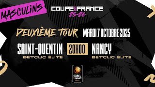 LIVE - COUPE DE FRANCE | Saint Quentin (Betclic Elite) - Nancy (Betclic Elite)