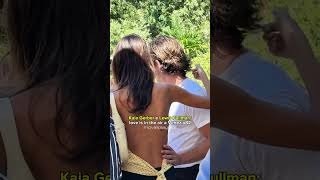 Kaia Gerber e Lewis Pullman a Venezia 2025