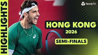 Musetti Faces Rublev; Bublik vs Giron | Hong Kong 2026 Semi-Final Highlights