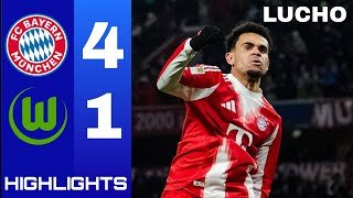 FC Bayern Munich vs Wolfsburg  Highlights | Luis Díaz Goal & Key Moments | Bundesliga 2026