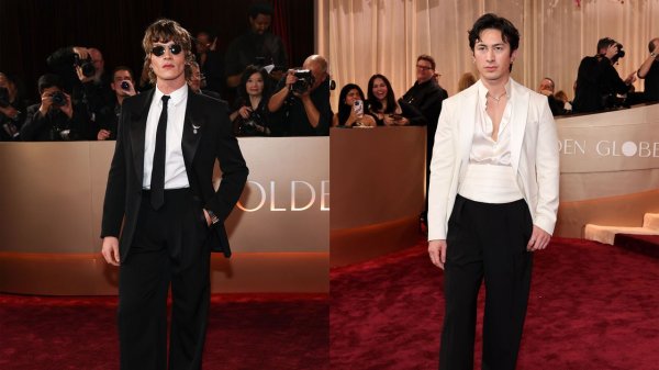 Hudson Williams and Connor Storrie Brought Heartthrob Energy to the 2026 Golden Globes