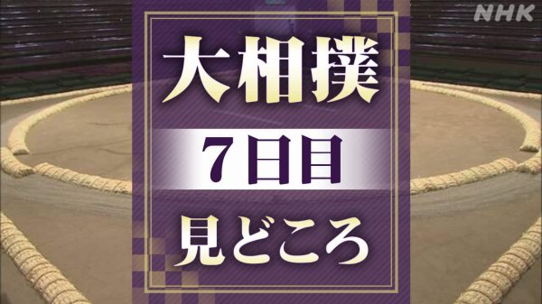 春場所 7日目見どころ 横綱昇進に挑む安青錦は熱海富士と対戦 | NHKニュース