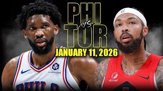 Philadelphia 76ers vs Toronto Raptors Full Game Highlights – January 11, 2026 | NBA Season