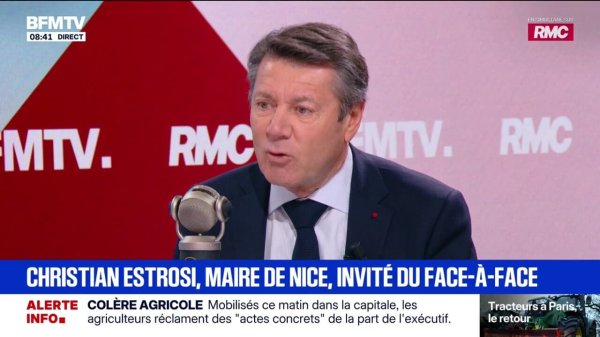Christian Estrosi: "C'est du pipeau l'alliance des droites" 