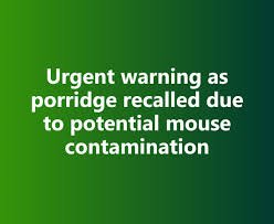 porridge recalled
