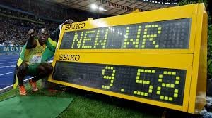 usain bolt 100m record beaten