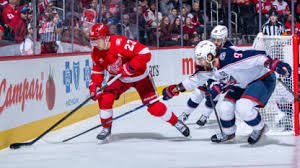 blue jackets vs red wings