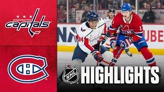 Washington Capitals vs. Montreal Canadiens | NHL Highlights | November 20, 2025