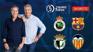 RACING VS BARCELONA Y BURGOS VS VALENCIA EN DIRECTO | COPA DEL REY | TIEMPO DE JUEGO COPE | EN VIVO