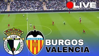 Burgos vs Valencia Copa del Rey 2026 Pes 2021 GAMEPLAY