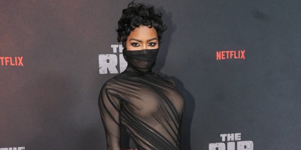 Teyana Taylor’s Sculptural Tulip Dress Featured a Face Mask