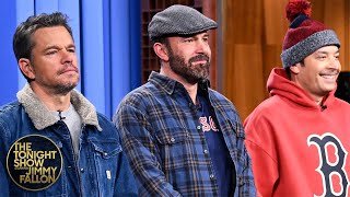 Three Guys from Boston (Matt Damon, Ben Affleck, Jimmy) Say Every Town and City in Massachusetts