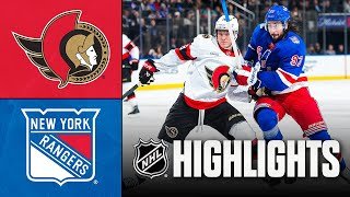 Senators vs. Rangers | NHL Highlights | January 14, 2026