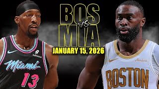 Boston Celtics vs Miami Heat Full Game Highlights - January 15, 2026 | NBA Season