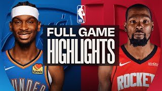 THUNDER at ROCKETS | FULL GAME HIGHLIGHTS | January 15, 2026