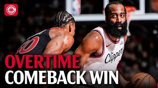 Clippers Take Down Raptors in OT | Win 5 in a Row 🔥