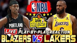 LAKERS VS PORTLAND TRAIL BLAZERS | Nba Live Score & Commentary by VDKINGS January 18, 2026
