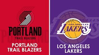 Portland Trail Blazers vs Los Angeles Lakers NBA Live Scoreboard