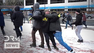 Clashes Break Out At “March Against Minnesota Fraud” | DRM News | AC1F