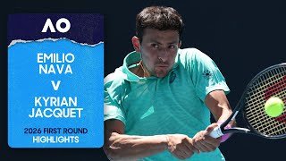 Emilio Nava v Kyrian Jacquet Highlights | Australian Open 2026 First Round