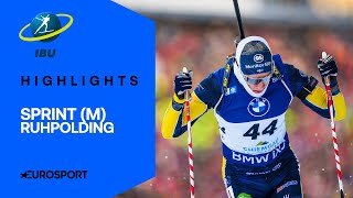 Schwede überragt bei Sprint-Action in Ruhpolding | Highlights deutsch | Biathlon | Weltcup 2025/26