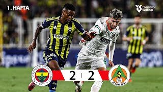 Fenerbahçe (2-2) Alanyaspor - Highlights/Özet | Trendyol Süper Lig - 2025/26
