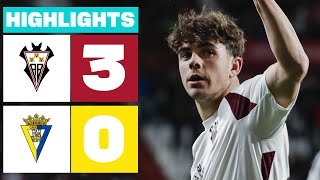 ALBACETE BP 3 - 0 CÁDIZ CF I RESUMEN LALIGA HYPERMOTION