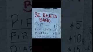 ¡SE RENTA BAÑO! 🗣️🗣️🗣️ #meme #risas #diarrea