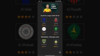 Saudi Pro League Predictions 2025-08-29 | Al Hilal, Al Nassr & More | simcups.com Simulator Insights