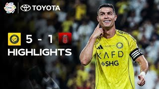 Ronaldo and Felix get doubles, Al Nassr cruise past Al Riyadh! 💥 | Powered by Toyota