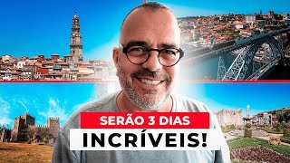 Fiz um Roteiro de 3 dias em Porto, Guimarães e Braga pra Você! 🎁