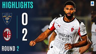LECCE-MILAN 0-2 | HIGHLIGHTS | Rossoneri Claim First Win of New Season | Serie A 2025/26