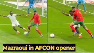 Noussair Mazraoui provided a brilliant assist in Morocco’s win over Comoros last night