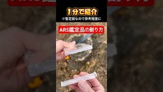 ARS鑑定品を簡単に割る方法はコレ！#開封動画 #遊戯王 #ポケカ