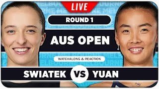 SWIATEK vs YUAN • Australian Open 2026 • LIVE Tennis Watchalong